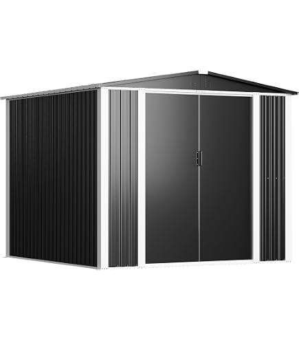 Amazon | 物置 組立式 屋外 大型 倉庫 おしゃれ 幅290奥行230高さ205